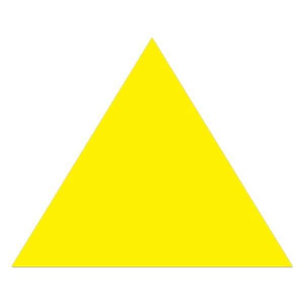 Ergomat 12in DuraStripe Xtreme Arrow Head DuraStripe Yellow, 15PK DSX-ARROWHEAD-12-Y-KIT - main